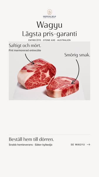 Wagyu med Lägsta Pris-Garanti