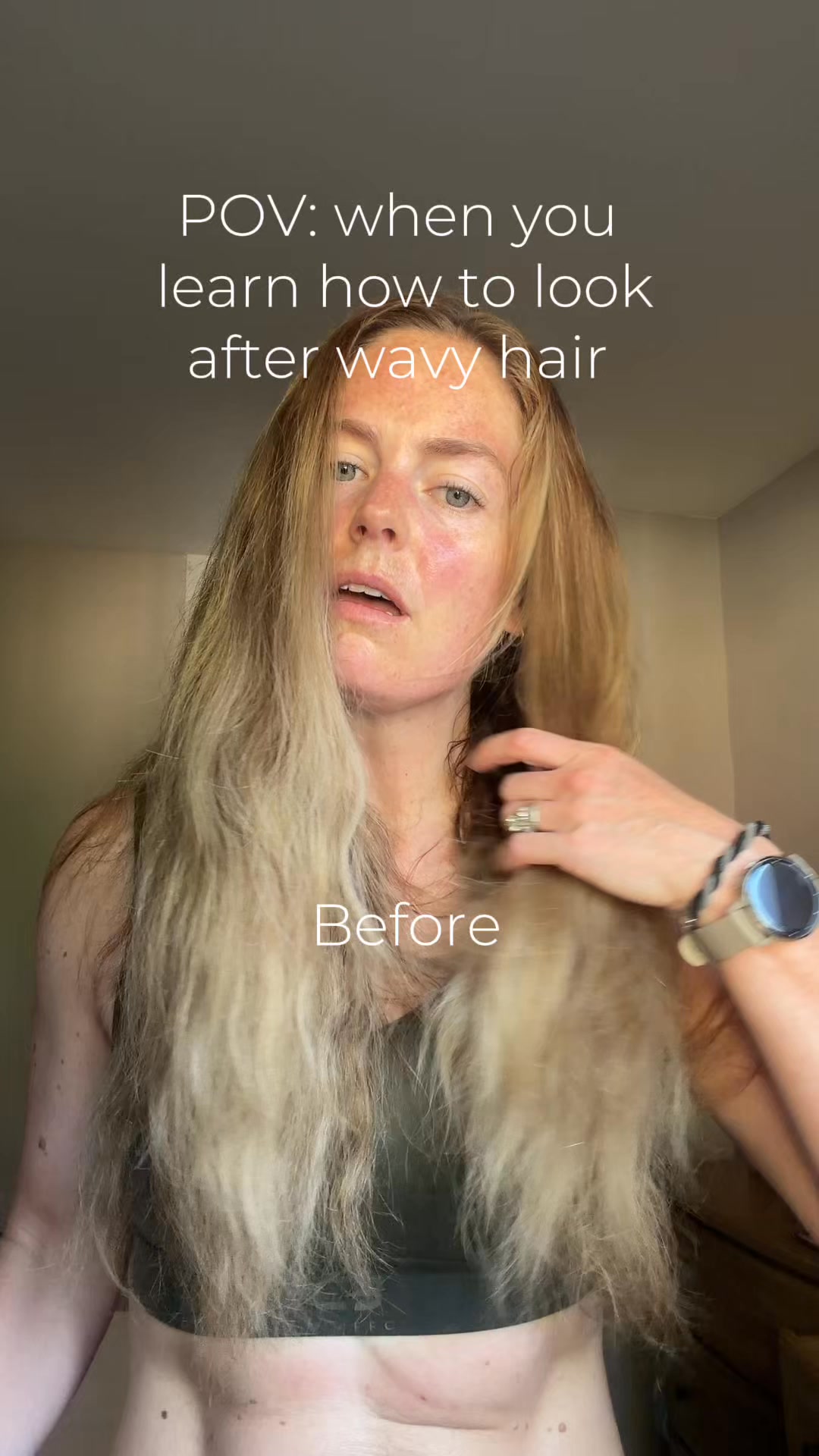 Bye frizz. Hello beach waves