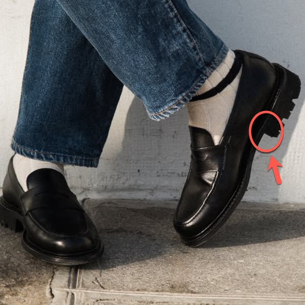 Voici pourquoi on garantit à vie la semelle de ces mocassins...