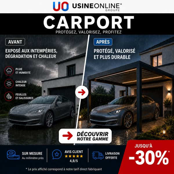 Prix Usine - Jusqu'à -30% !