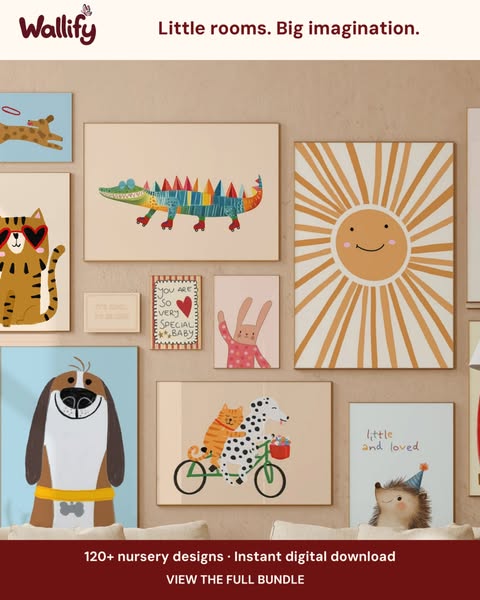 120+ Printable Nursery Designs