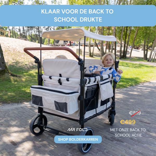 Back To School korting op de 4-zits kar