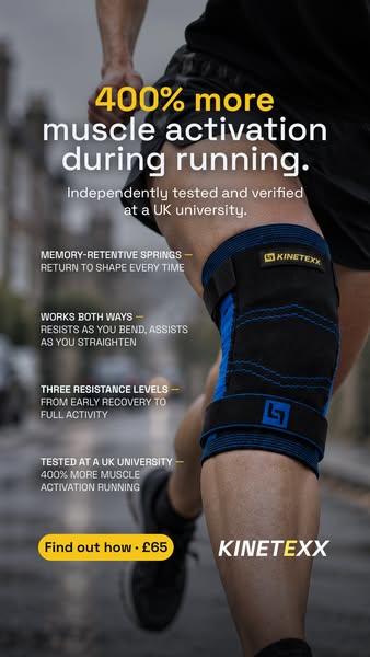 The knee support that strengthens, not just supports.