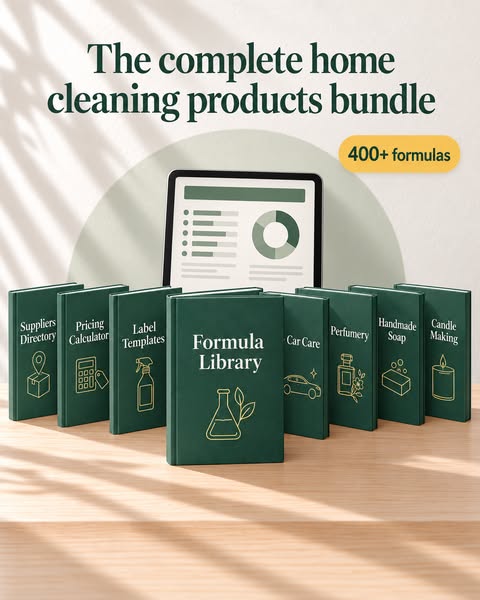 +400 Secret Cleaning Formulas Bundle!