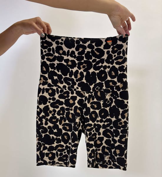 Zwangerschapsshort - Leopard Print