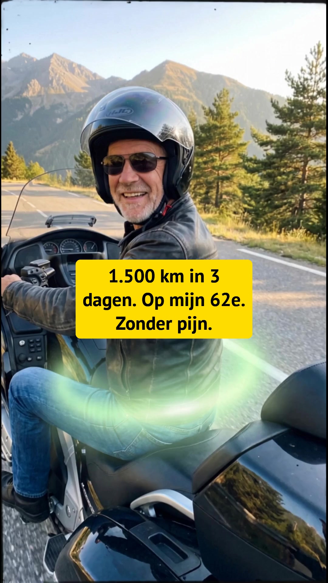 Niet de leeftijd. Wel het zadel.