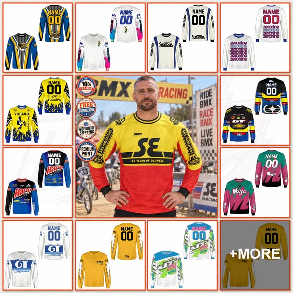 Create Your Own Vintage BMX Jersey