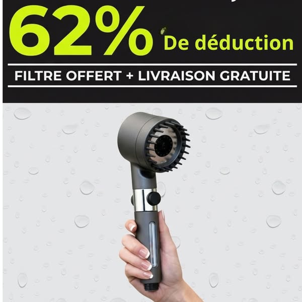 Votre douche mérite mieux que du calcaire et du chlore