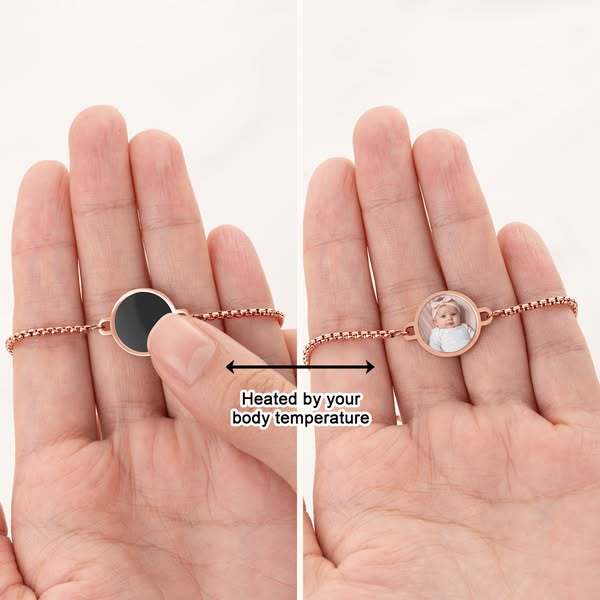 Personalized Hidden Photo Bracelet
