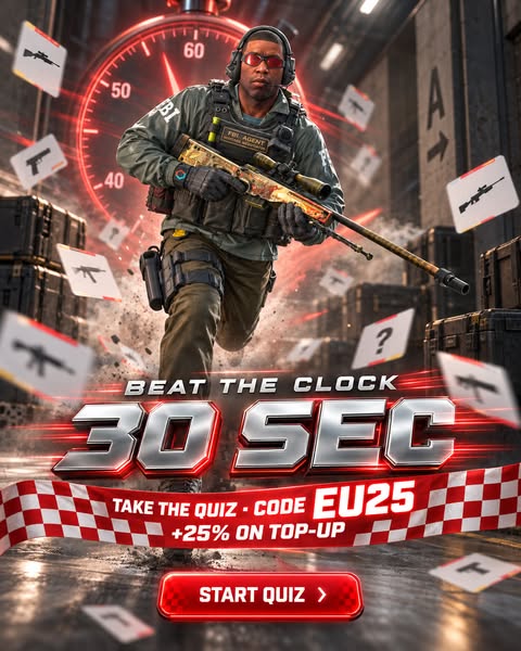 BEAT THE CLOCK · 30 SEC EU25