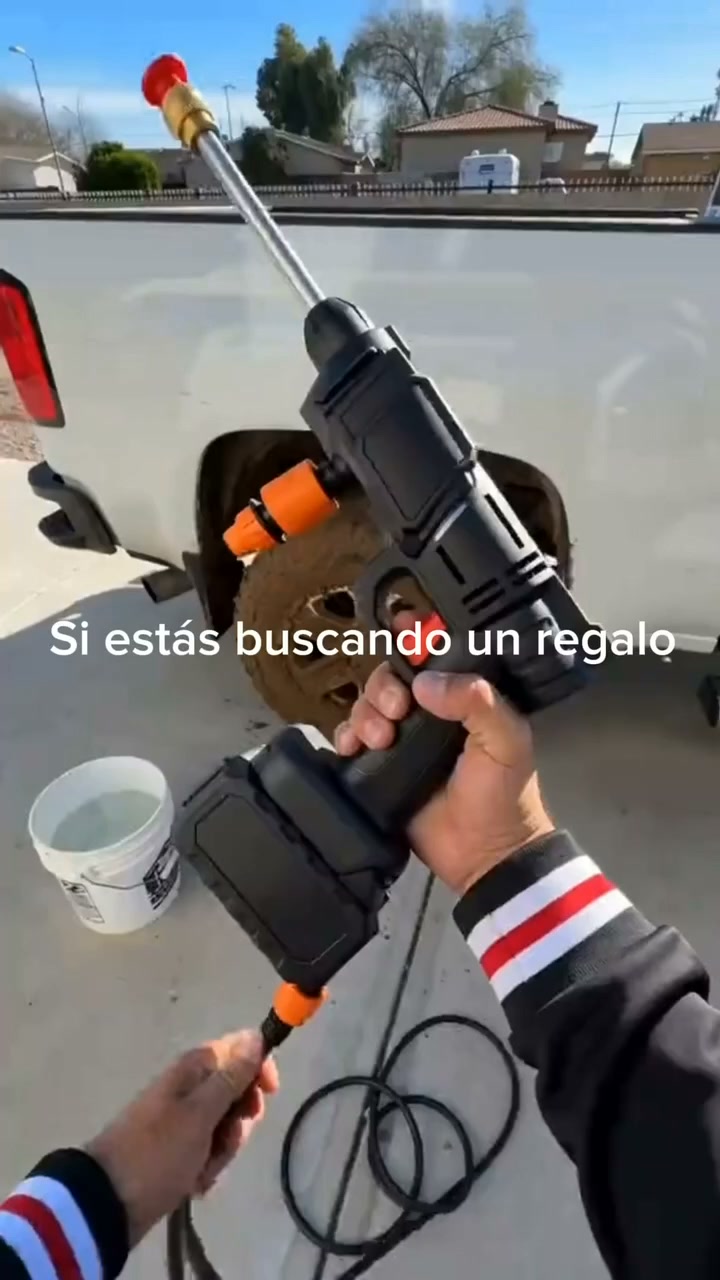 Pistola de Agua a Presión Inalámbrica