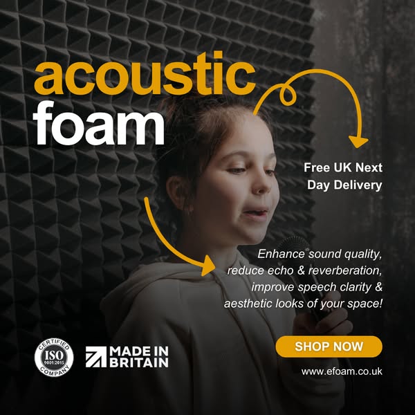 Acoustic Soundproofing Foam