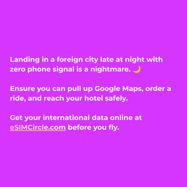 eSIMCircle - Trusted by 50,000+ Travelers
