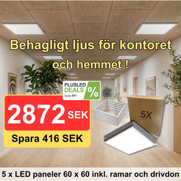PlusLED-erbjudanden | Stort utförsäljning