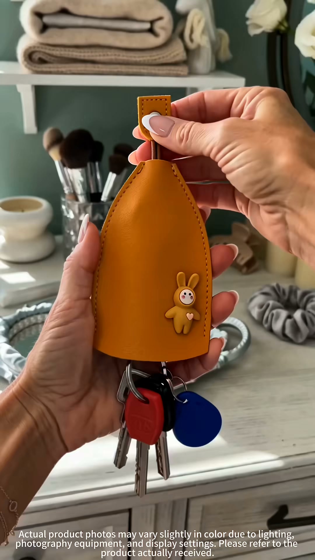 Universal PU Leather Key Organizer