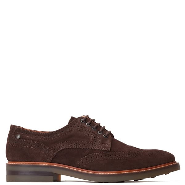 Men Lth Brogues - Suede Hatfield - - Size 11