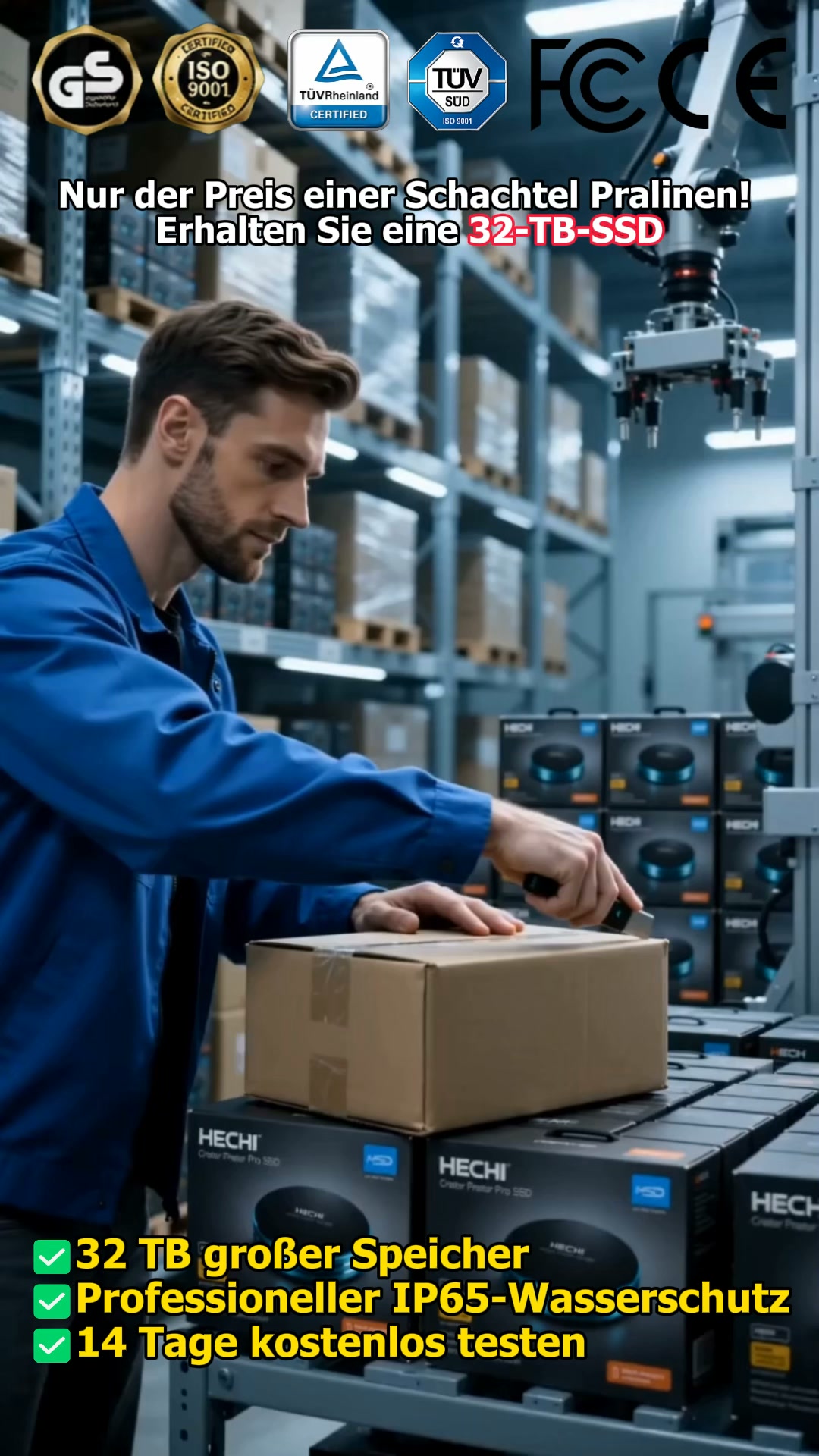 CHIP-MANGEL ALERT: LETZTE CHARGE! 50 % RABATT AUF DIE 32TB MAG-SYNC™ HYPER SSD!