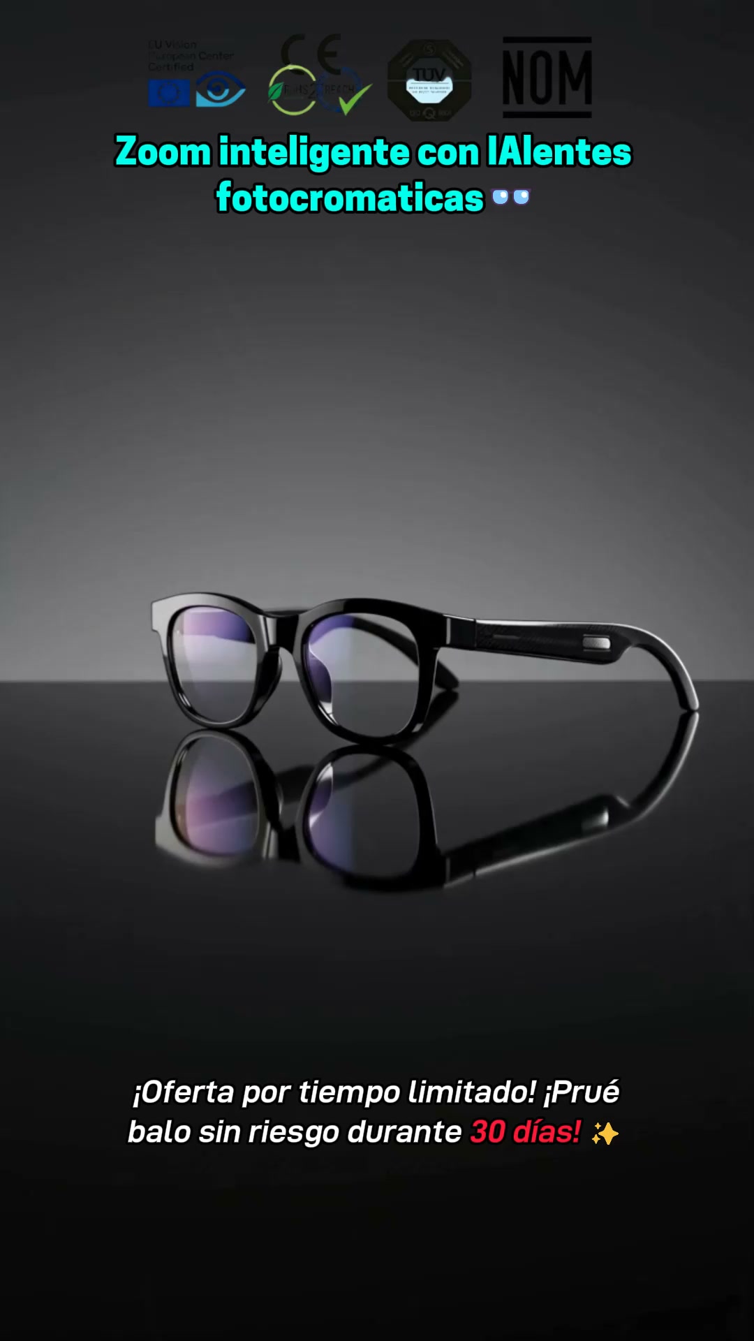 ¡El futuro ya está aquí! Olvídate de los lentes de sol aburridos... ¡Esto es otro nivel!