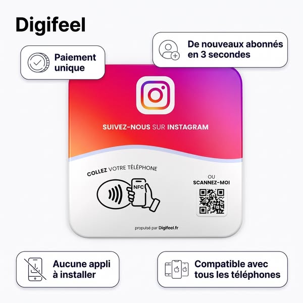 Plaque Avis Google Digifeel