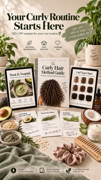 120+ DIY Curly Hair Recipes