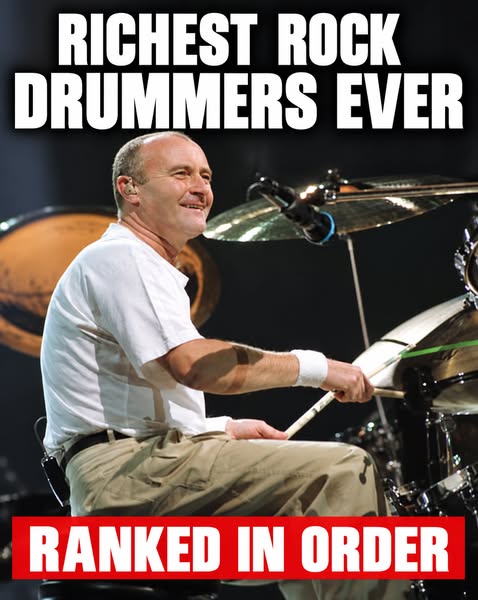 The Wealthiest Rock Drummers Of All Time