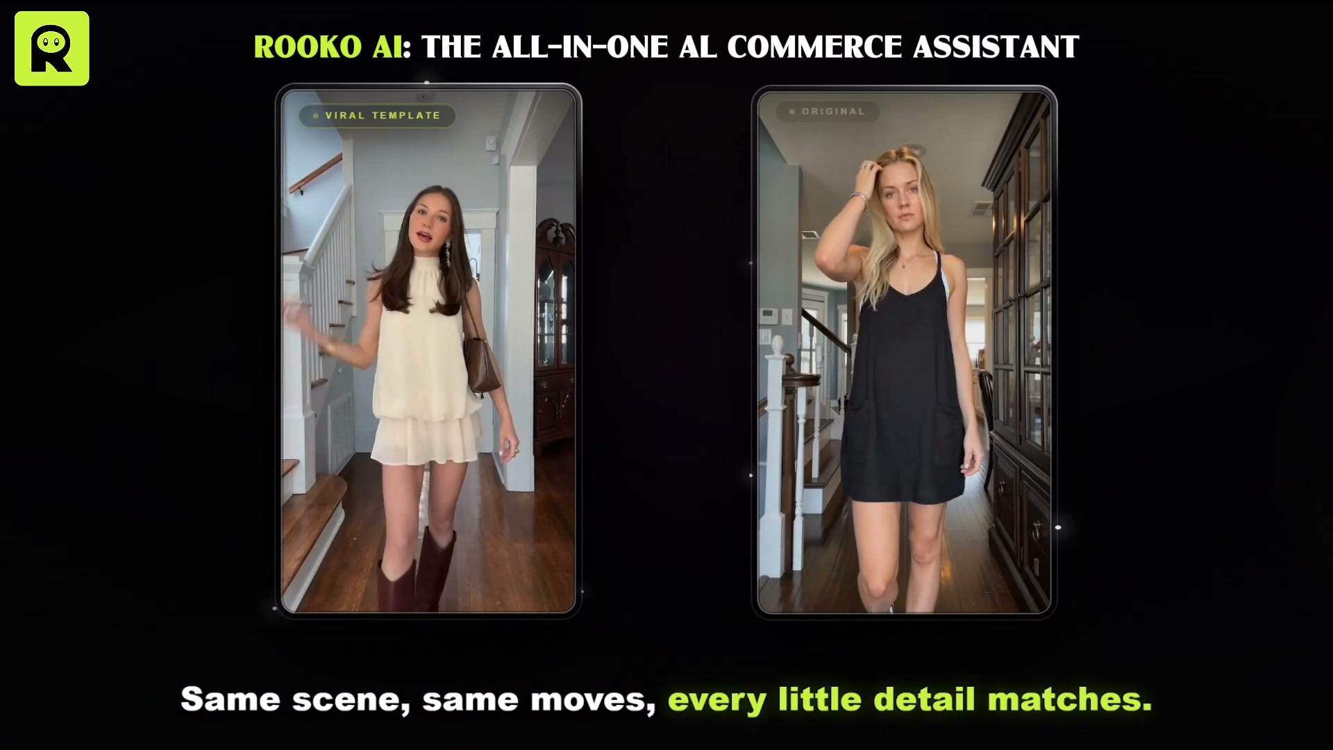 Rooko AI: Recreate Viral Videos in One Click