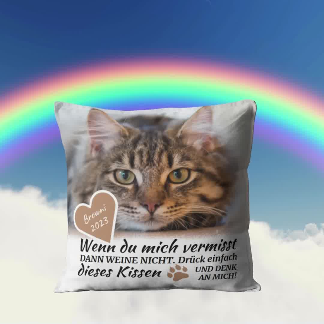 Mit deinem Foto und Text - Kuschelkissen