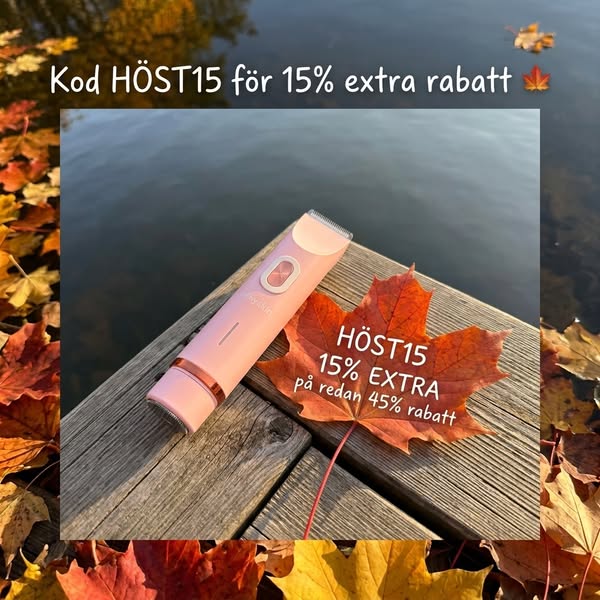 Kod HÖST15 för 15% extra rabatt