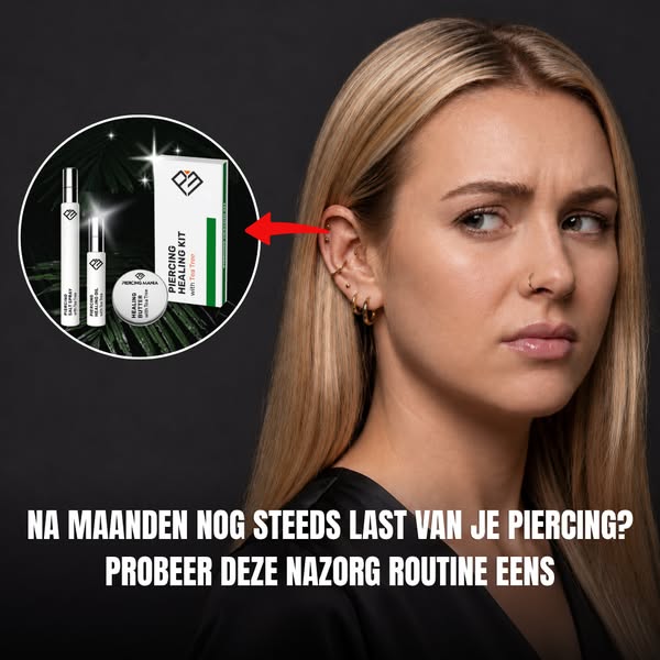 Na maanden nog steeds last van je piercing?