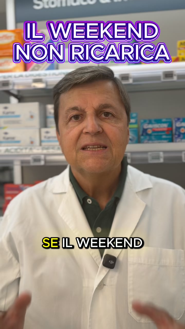 Dormi tutto il weekend e lunedì sei già stanco?