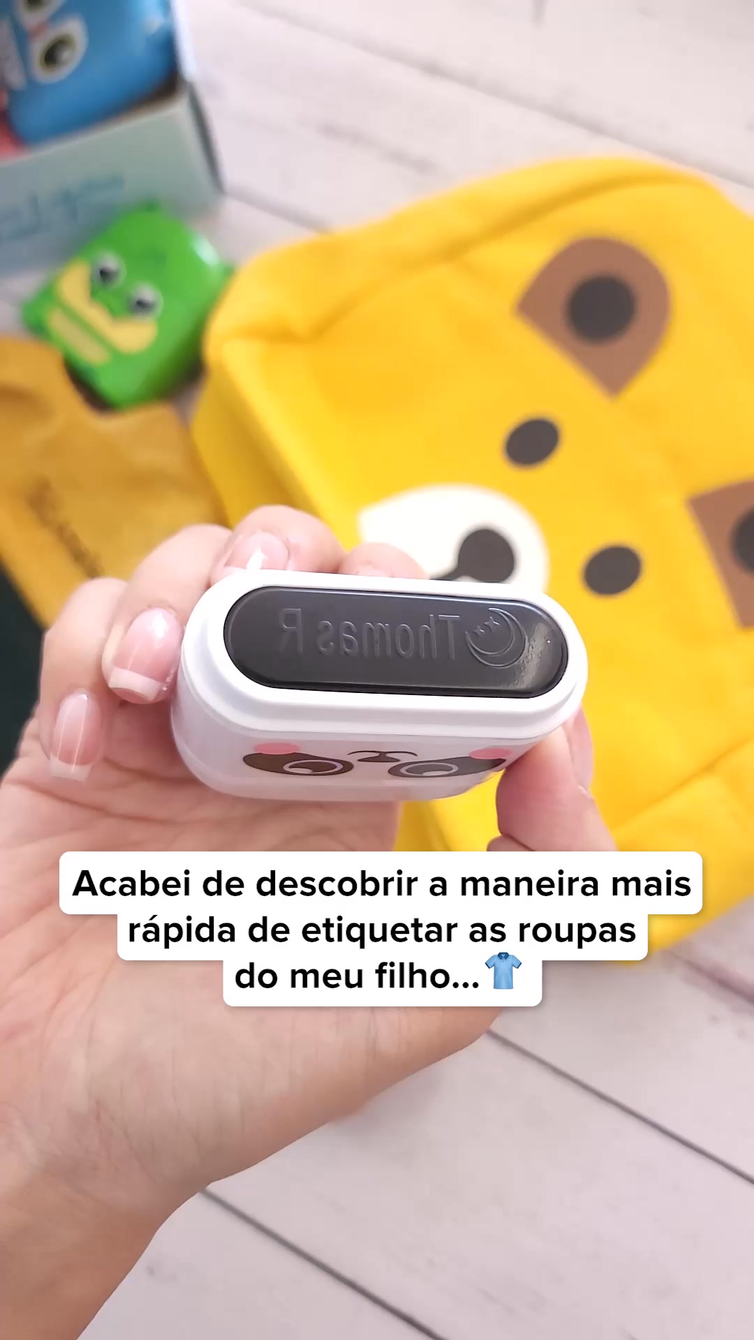 Pare de perder itens na creche
