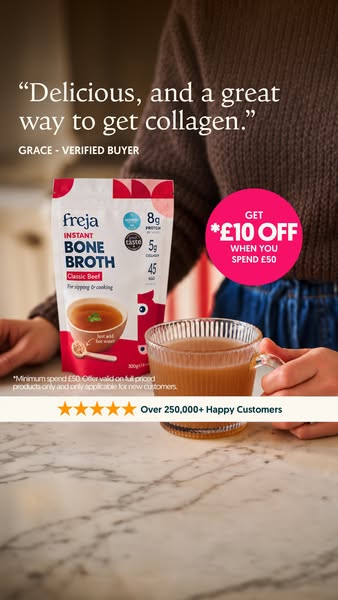 Delicious bone broth in seconds