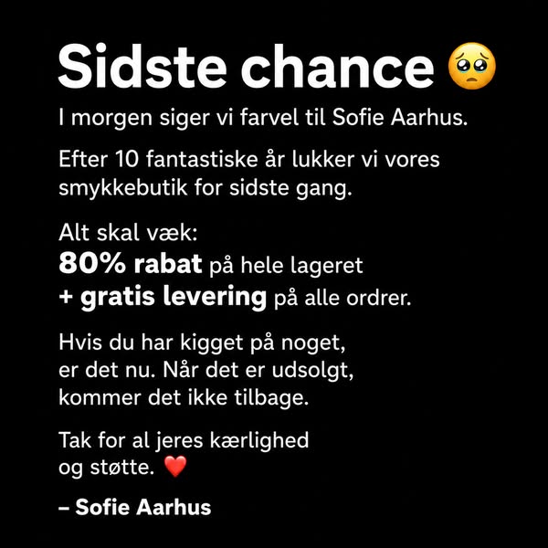 Sidste eksemplarer!