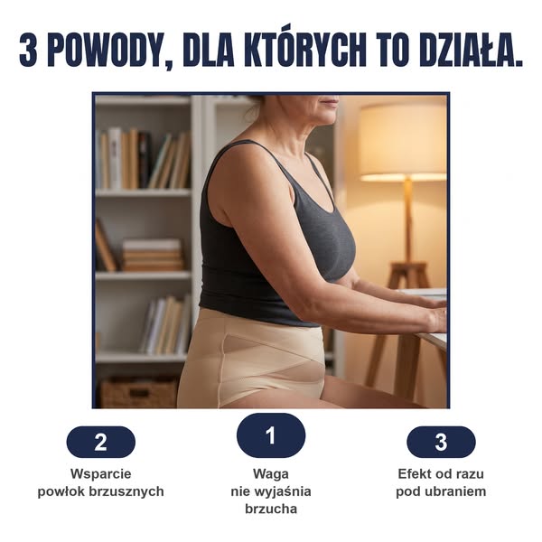 Kompresja 360°: przód, boki i plecy