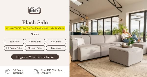 Save £450 with code FLASH15