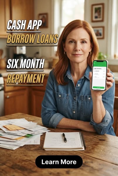 Cash App borrow loans six month repayment