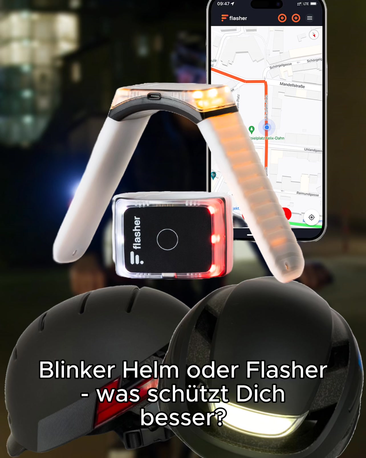 High-Tech für sicheres Radfahren