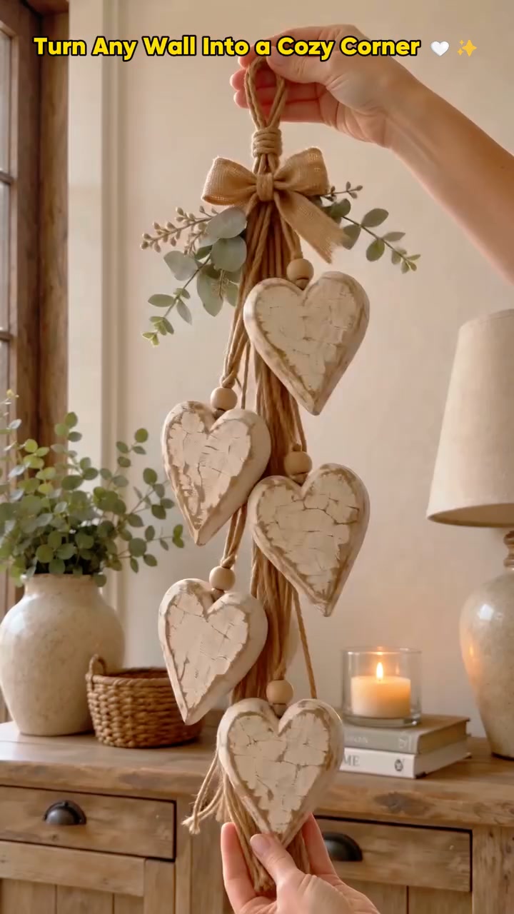 Hanging Heart Wall Decor - A Heartwarming Gift for Every Home
