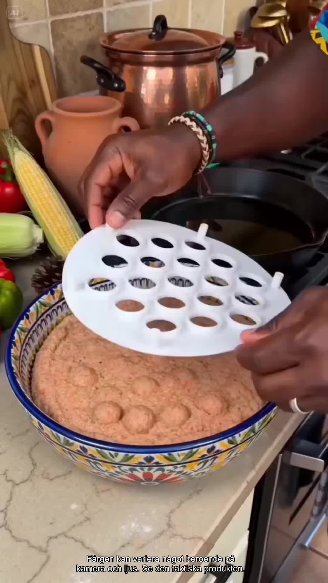 Rostfritt stål köttbulletratt - Perfekt form varje gång!