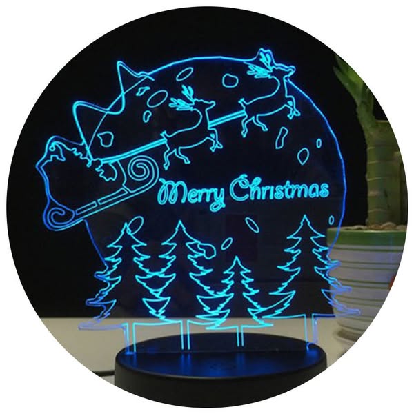 Nočna lučka IllusioLight, Vesel božič - €14.99