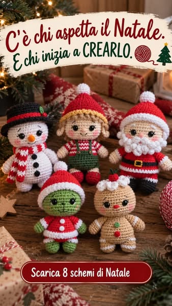 IL TUO MOMENTO DI NATALE… ALL’UNCINETTO!