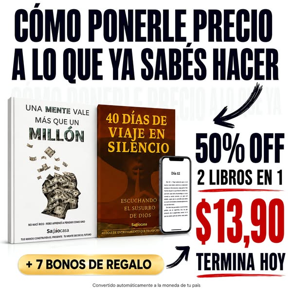 50% OFF termina hoy: los 2 libros por $13,90
