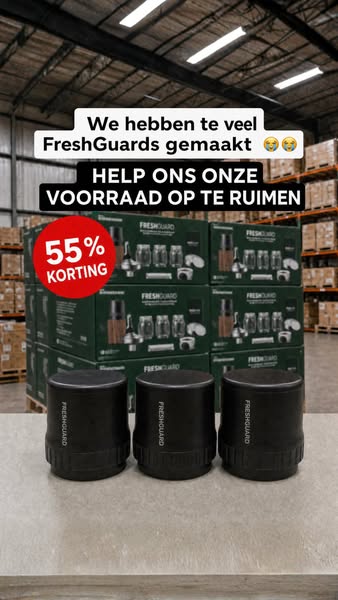 Je eten. Nog steeds vers. Dagen later.