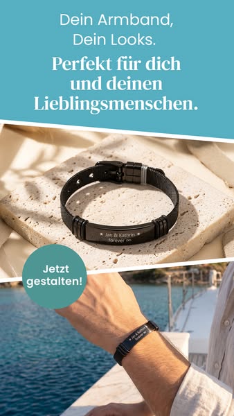 Gravur-Armband für Herren