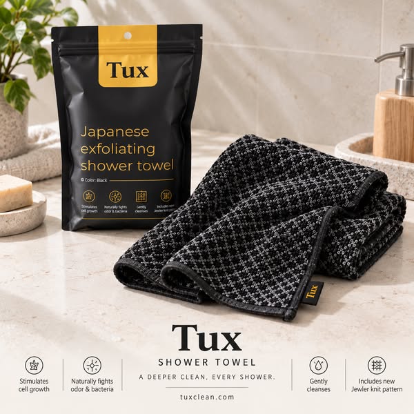 Tux Shower Towel