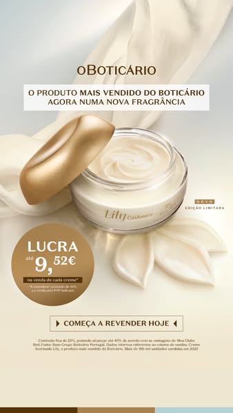 Lucra até 40% com Lily