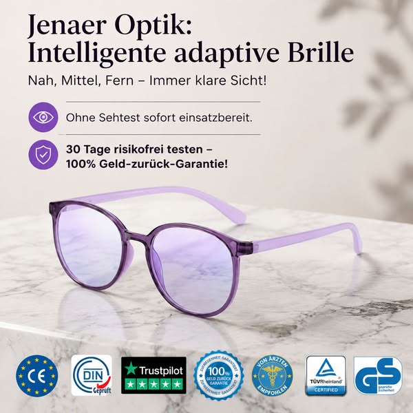 [VON CHARITÉ ENTWICKELT] Die smarte Auto-Fokus-Brille für alle Sehschwächen (0-1000 dpt)!