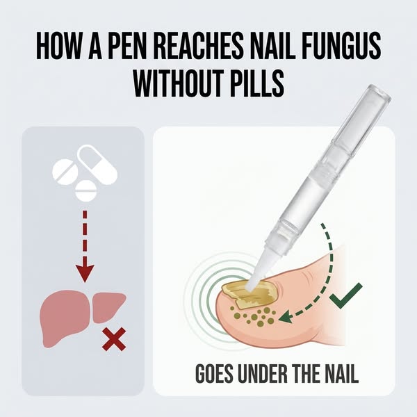 Your Cream Never Reached The Fungus. This Pen Does.