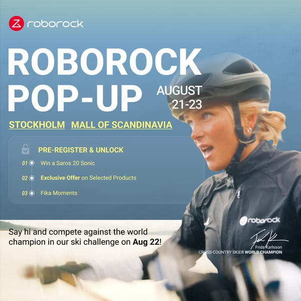 Meet Frida Karlsson at the Roborock Summer Tour