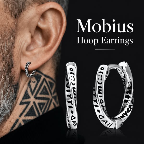 Mobius Hoop Earrings